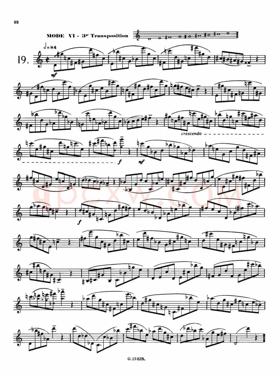 拉库尔萨克斯管练习曲28首（16—20）