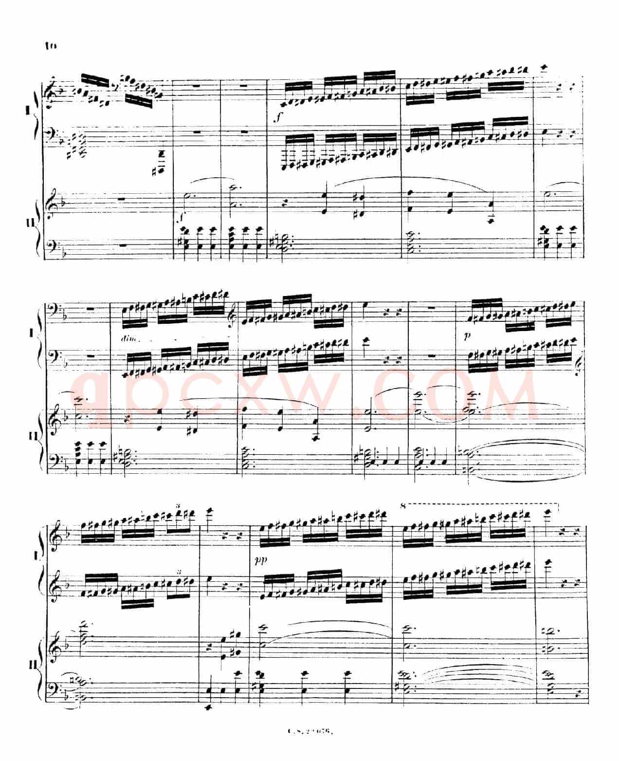 Piano Concerto No.2 in F Major Op.35(F大调第二钢琴协奏曲·Ⅰ·双钢琴)