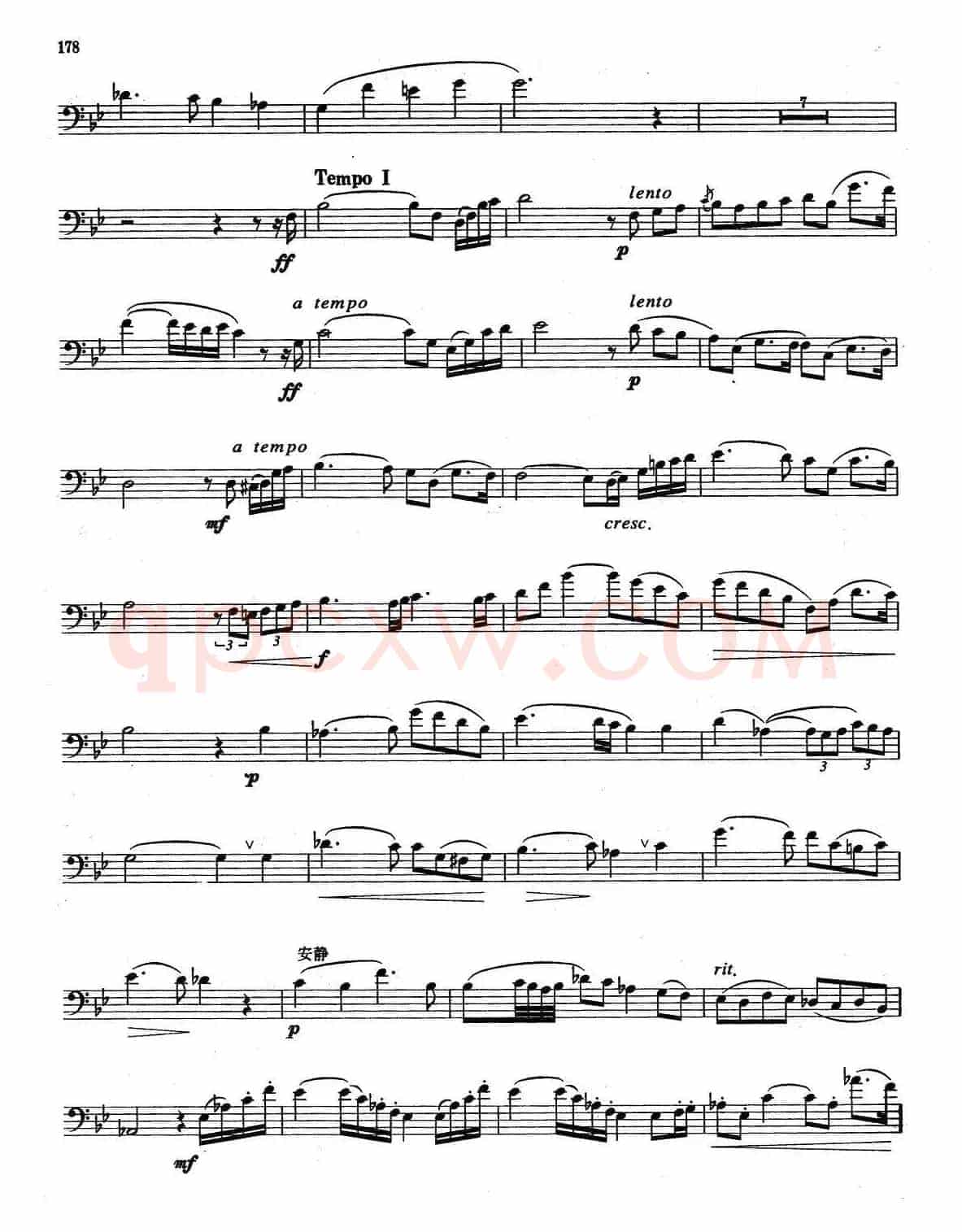 A组乐曲：音乐会乐曲（长号）