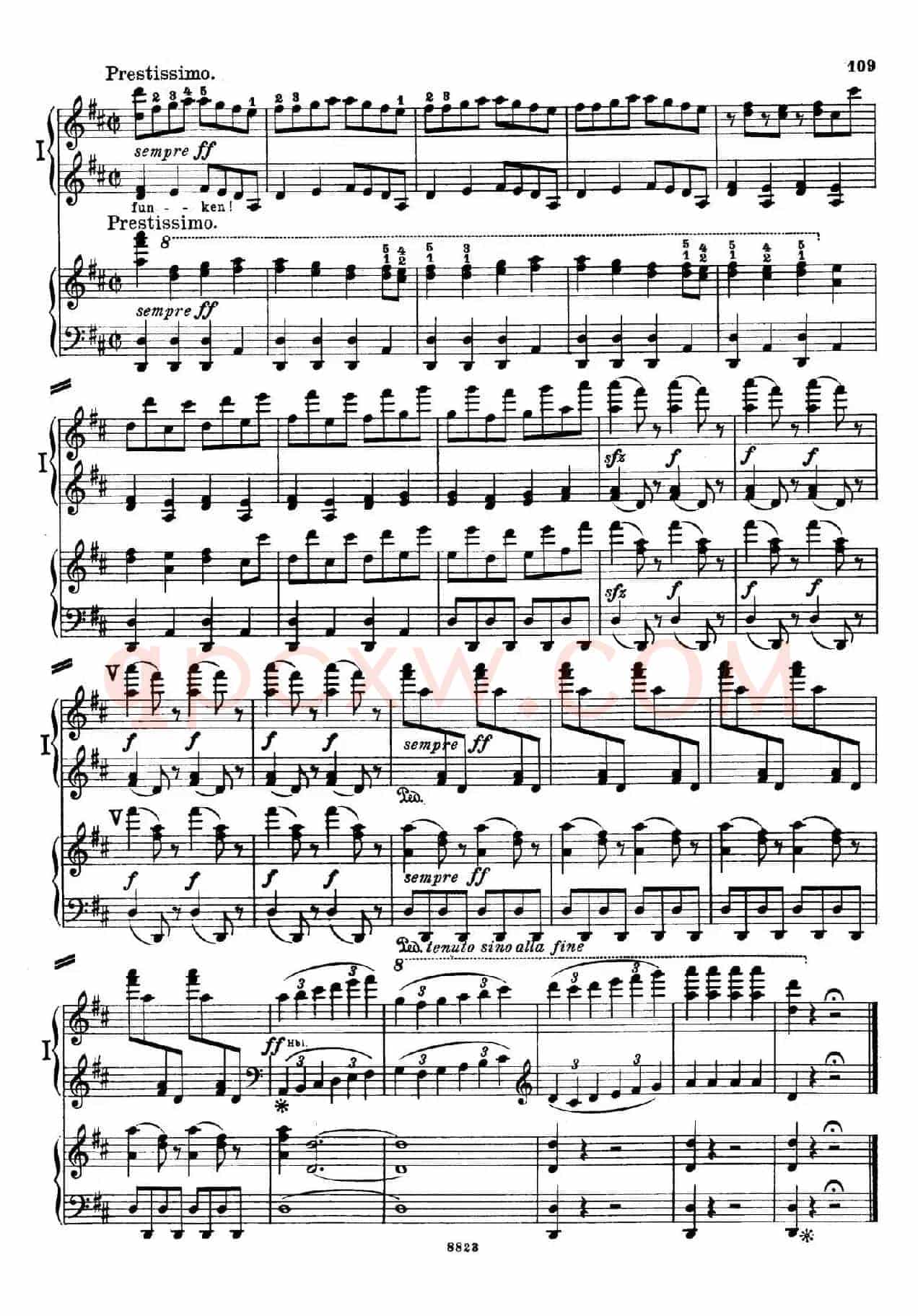 d小调第九交响曲 Op.125(双钢琴P103——109)