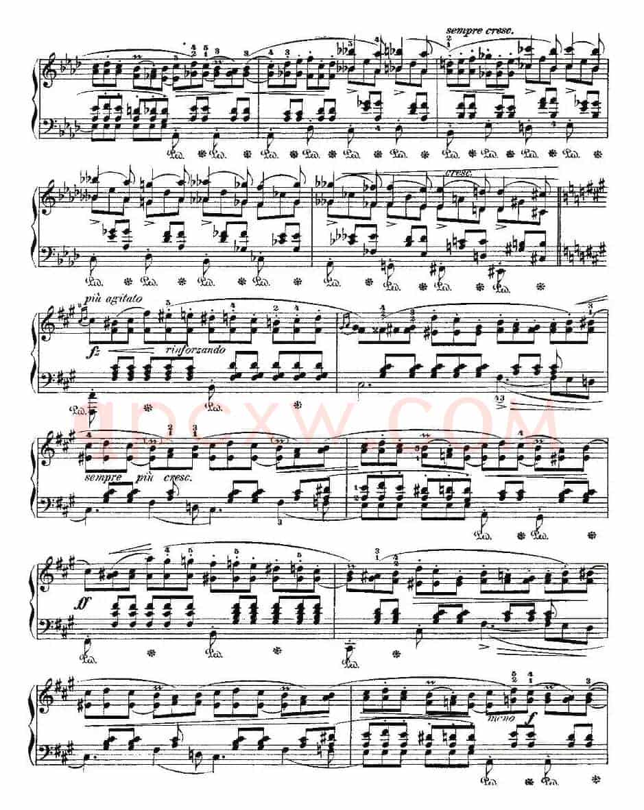 降A大调夜曲Op.32－2（Deux  Nocturnes）