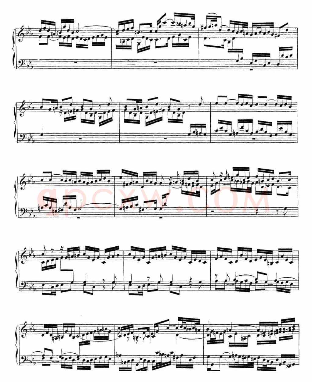 Toccata BWV 911（7首托卡塔·No.2 c小调）