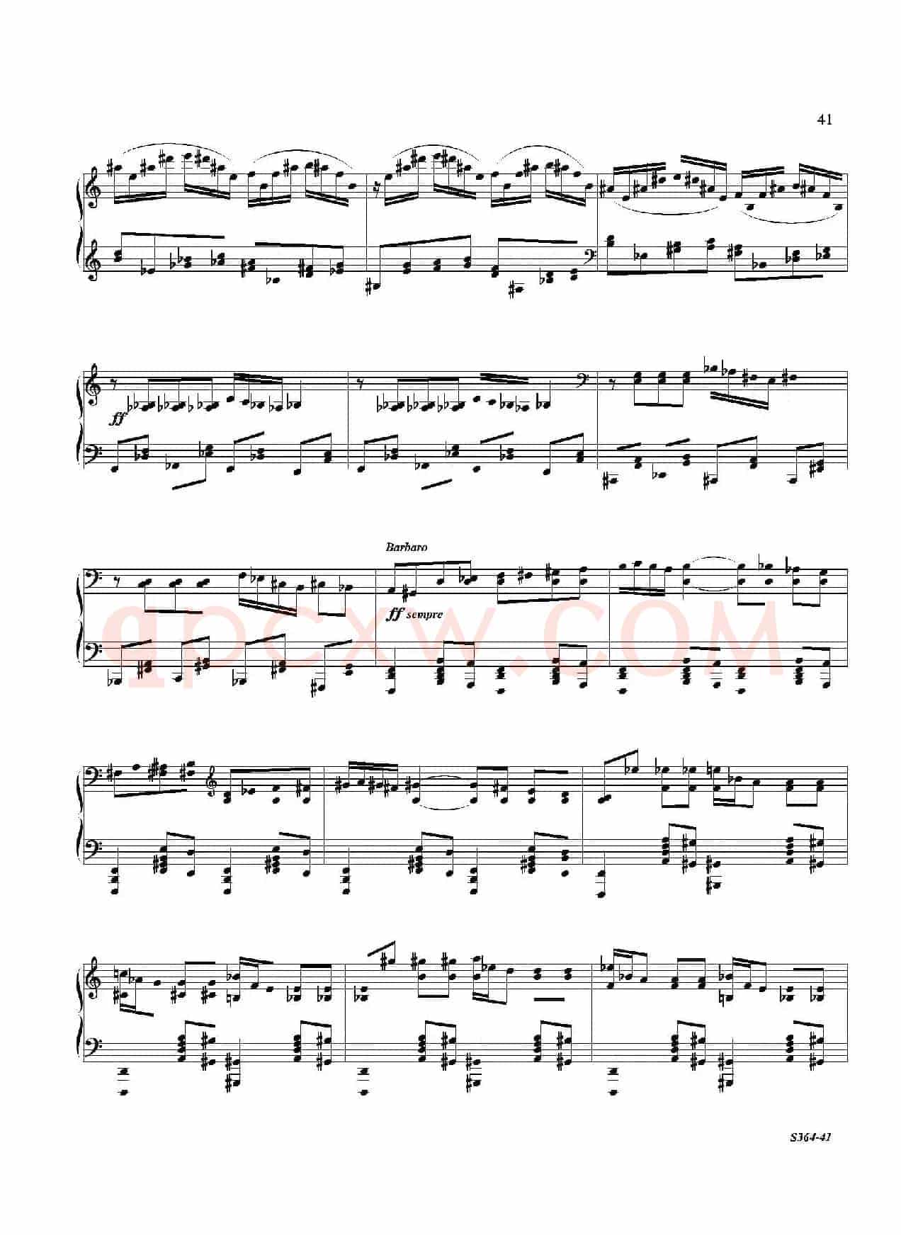 Piano Sonata No.8（第八钢琴奏鸣曲）（3）