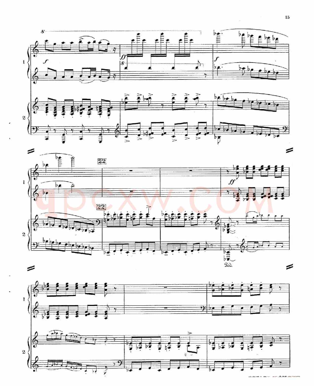 Concerto for 2 Pianos in d Minor(d小调双钢琴协奏曲· 第一乐章)