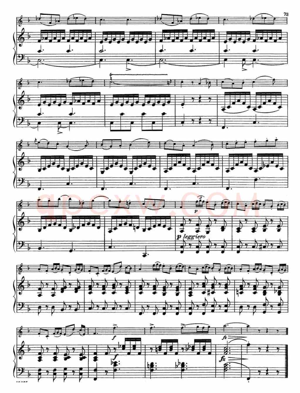 25首小提琴曲合集：Rondo（小提琴+钢琴伴奏）