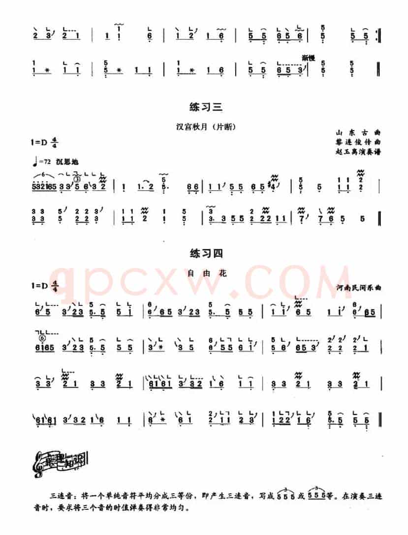 古筝揉弦练习