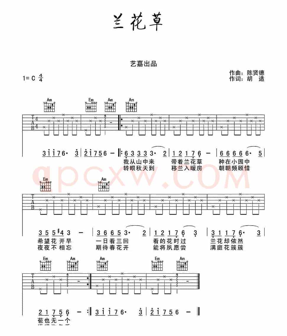 兰花草（7个版本）
