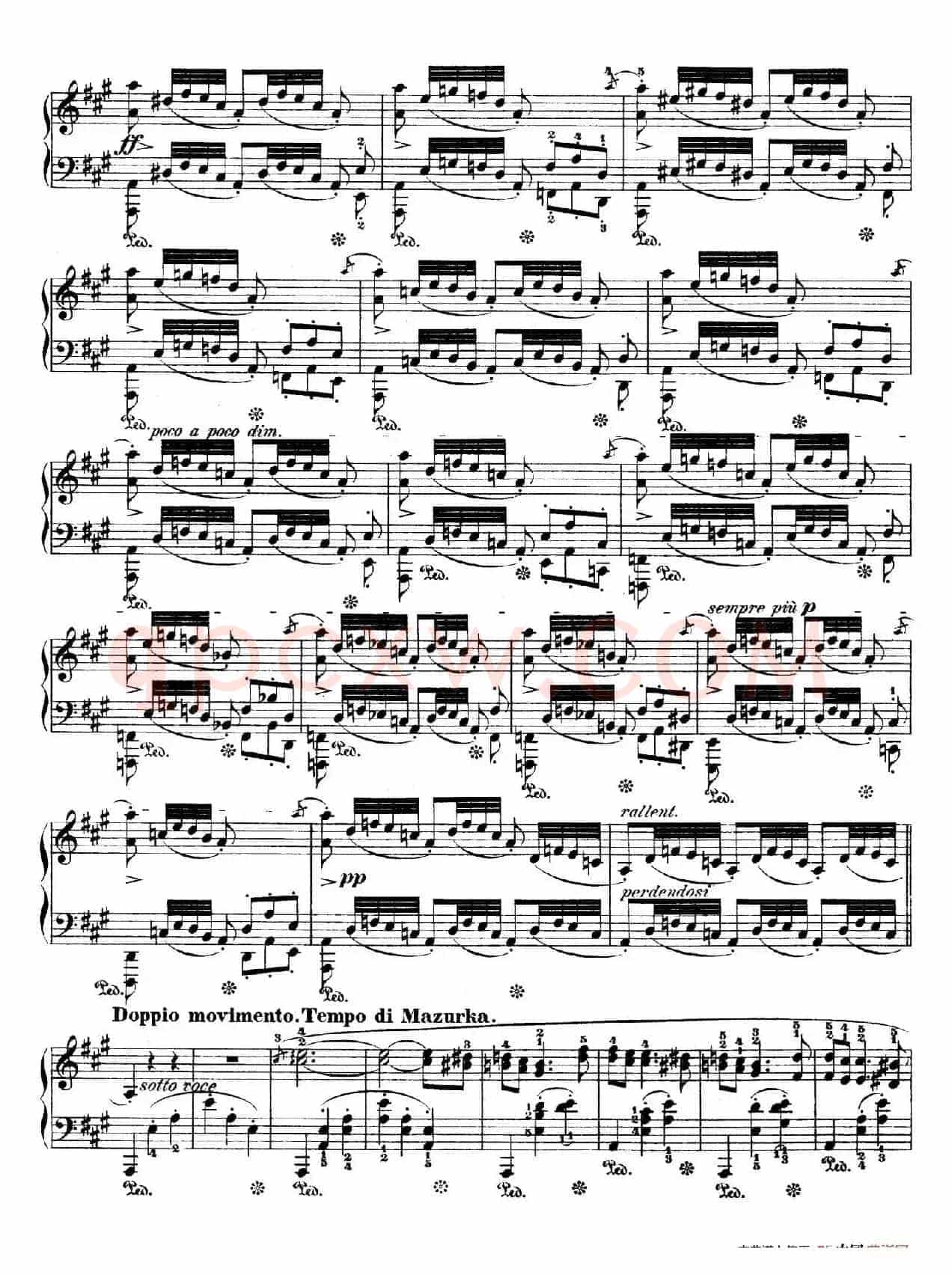 Polonaise in f-Sharp Minor Op.44(升f小调波兰舞曲)