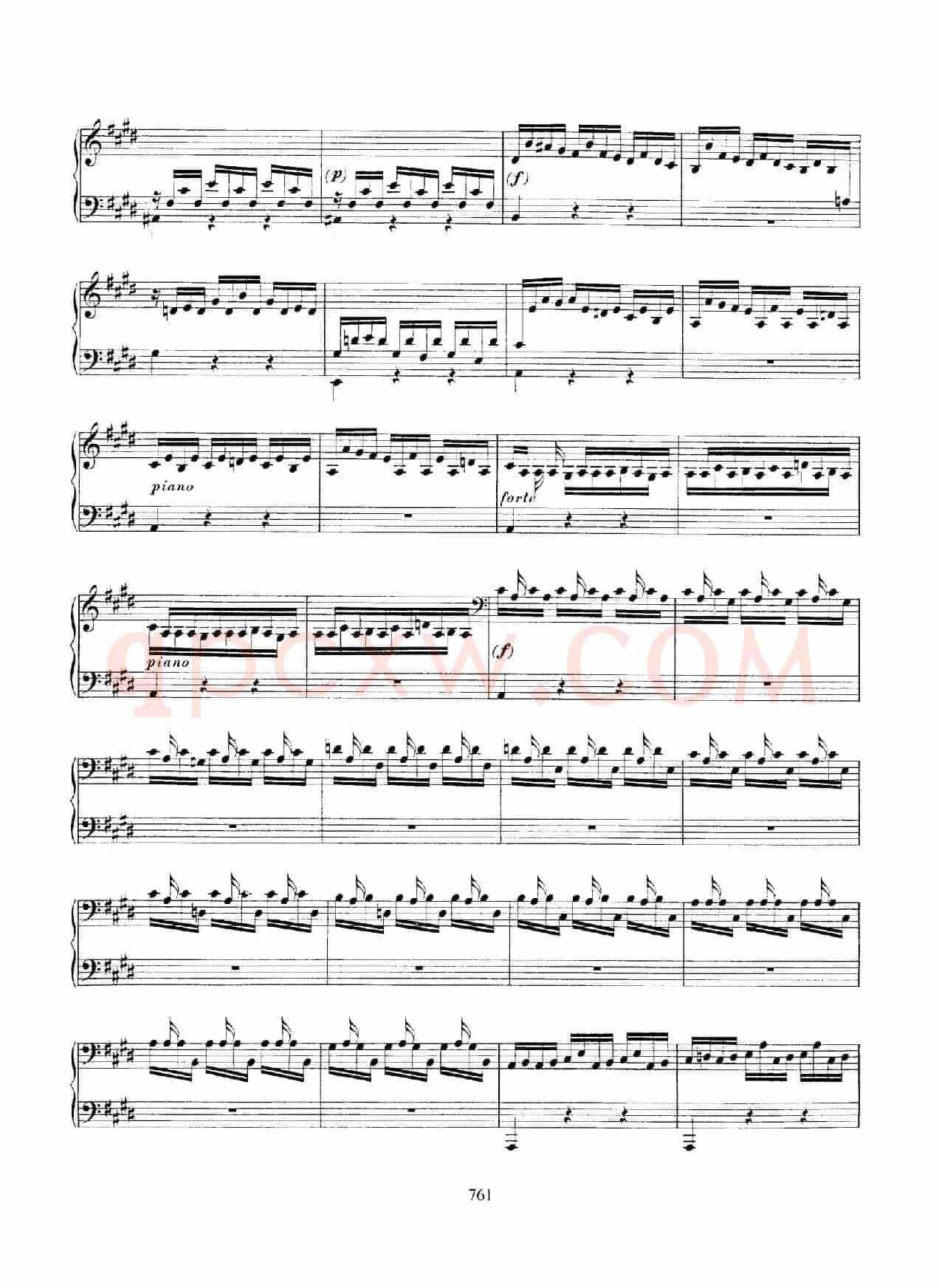 Partita in E Major BWV 1006a（E大调第三无伴奏小提琴组曲·钢琴独奏版）
