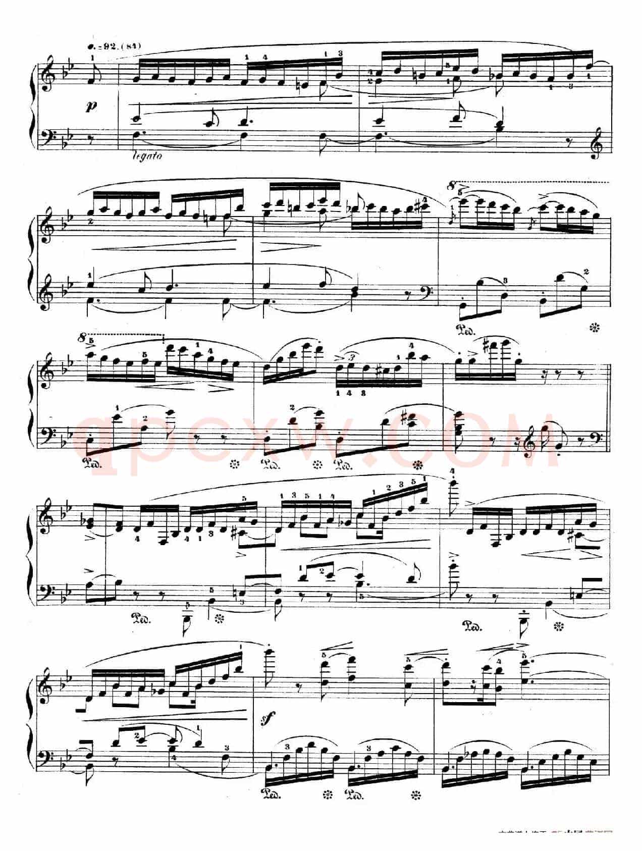 Variations on Je Vends Des Scapulaires Op.12(降B大调华丽变奏曲)