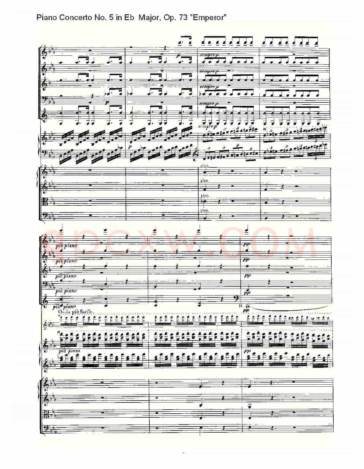 Eb大调钢琴第五协奏曲 Op.73“皇帝” 第一乐章（二）