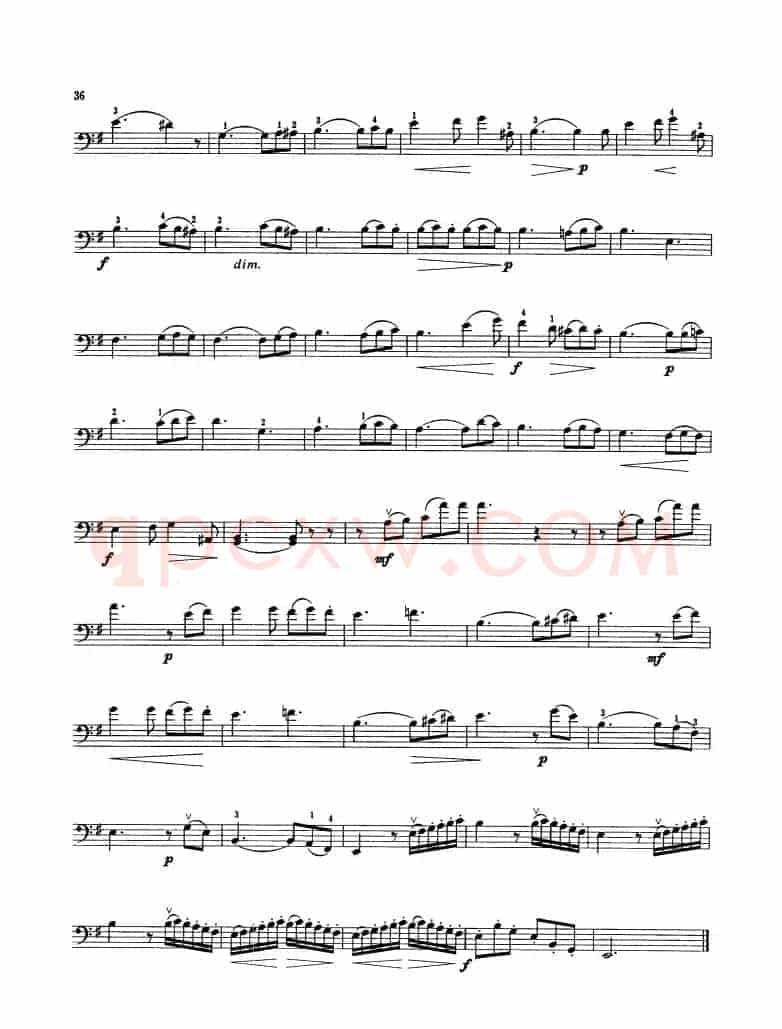第四奏鸣曲 Op.38（大提琴）