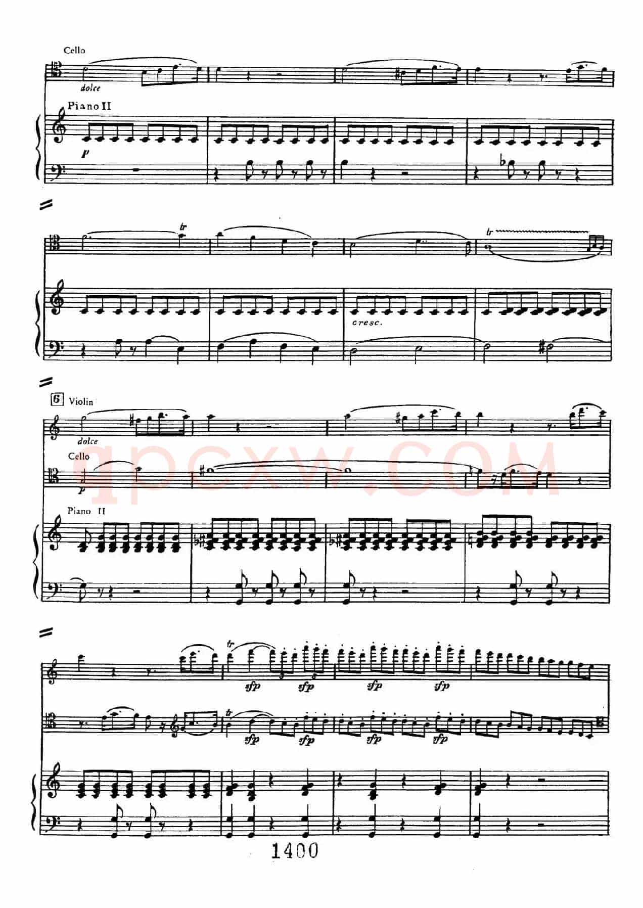 Triple Concerto in C Major Op.56(C大调三重协奏曲·双钢琴·Ⅰ)