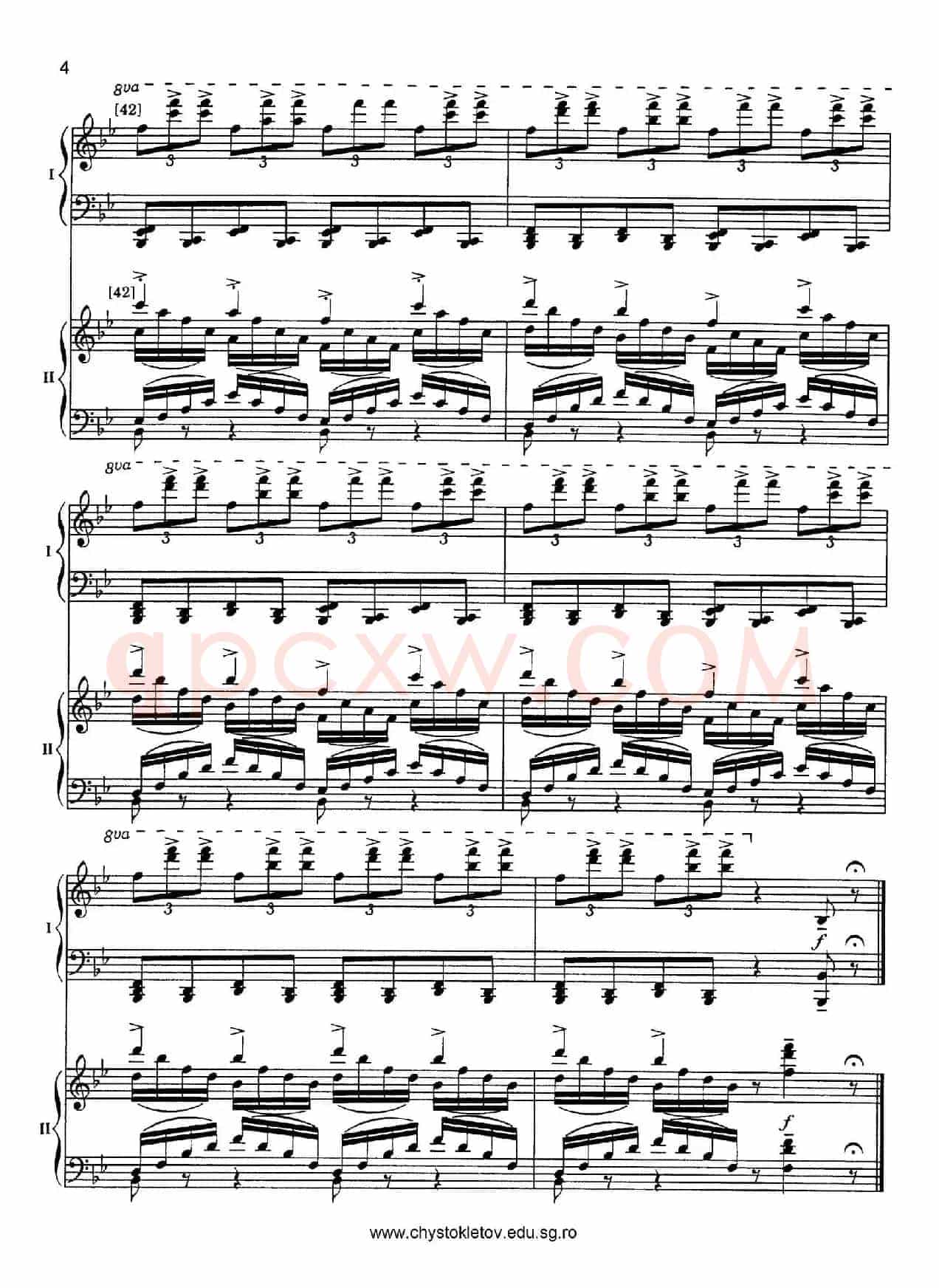 Nutcracker Op.71 芭蕾舞剧《胡桃夹子》(改编双钢琴版·第五部分)