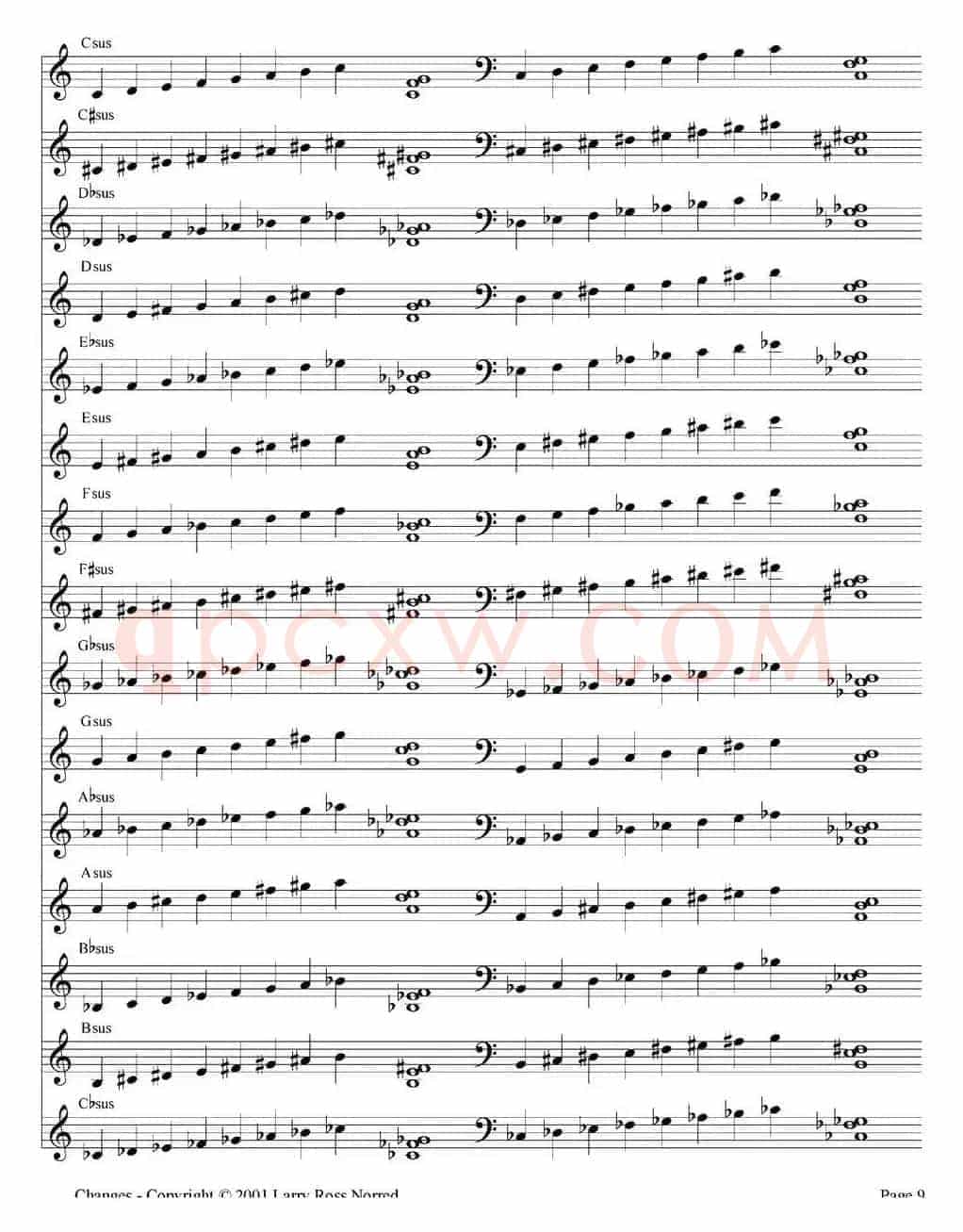 Changes（爵士乐和弦教材）（P1-20）