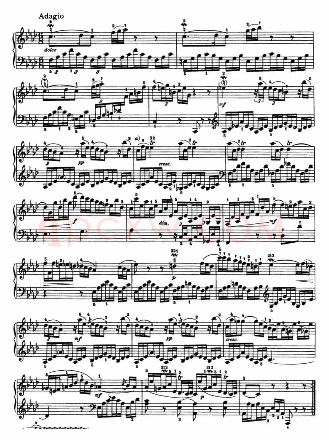 海顿 钢琴奏鸣曲 Hob XVI 23 in F major