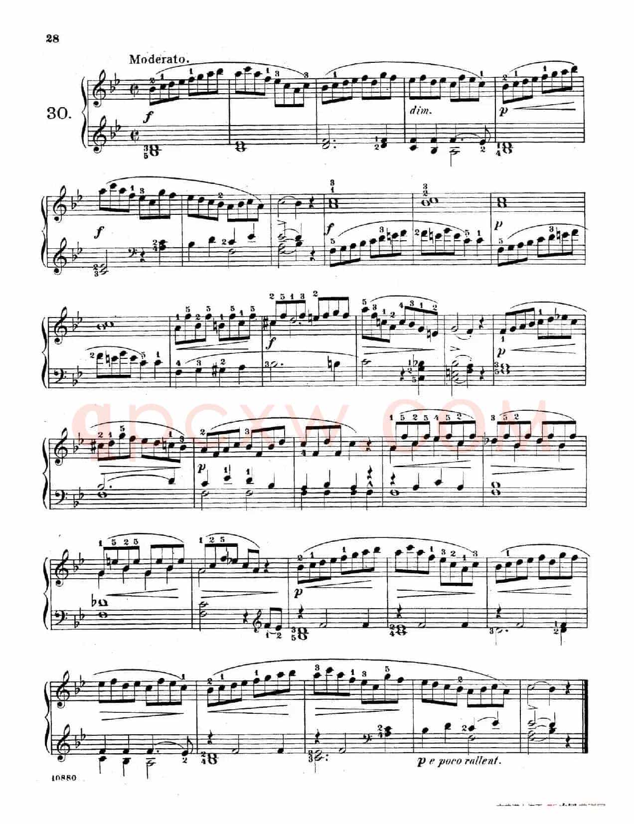 Etudes Enfantines Op.37（儿童钢琴练习曲 第26——30首）