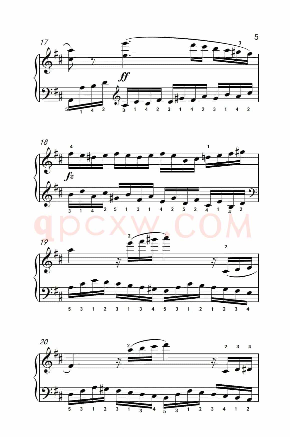 第八级2.练习曲 No.6 （中央音乐学院 钢琴（业余）考级教程 7-9级）