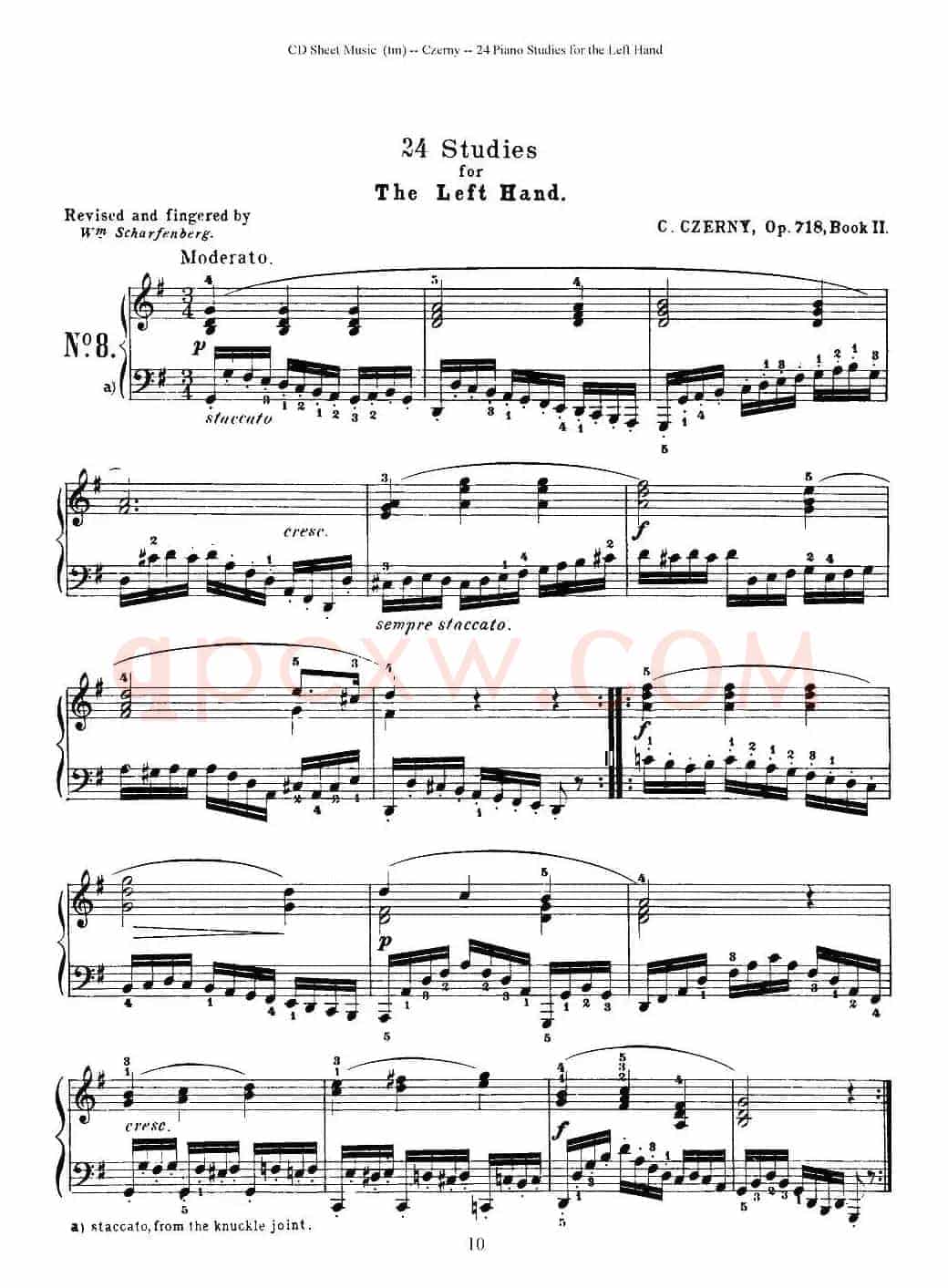 Czerny - 24 Piano Studie（8—16）（车尔尼 - 24首钢琴练习曲）