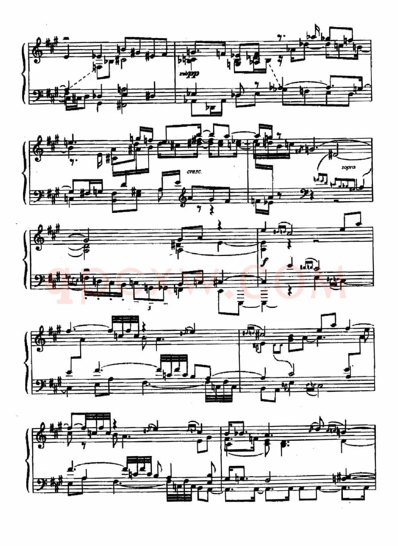 24 Preludes and Fugues Op.82（24首前奏曲与赋格·19）