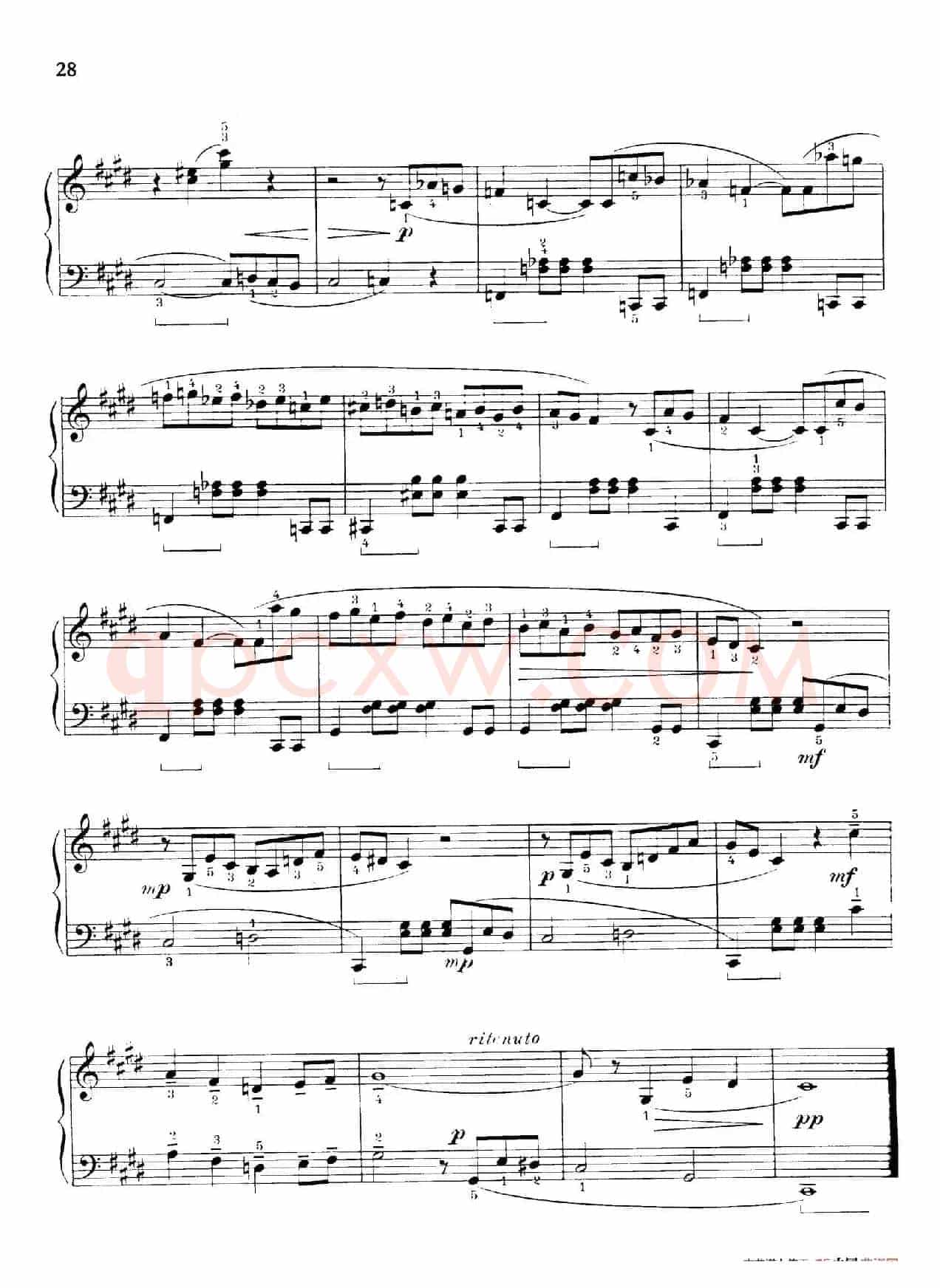 Thirty Pieces For Children Op.27(30首儿童钢琴曲 16—20)