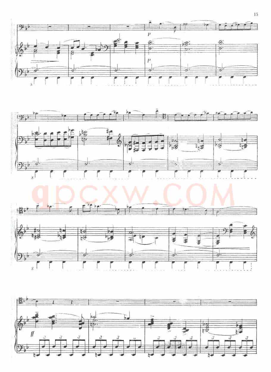 CONCERTINO（Ⅱ）（钢琴伴奏巴松协奏曲）