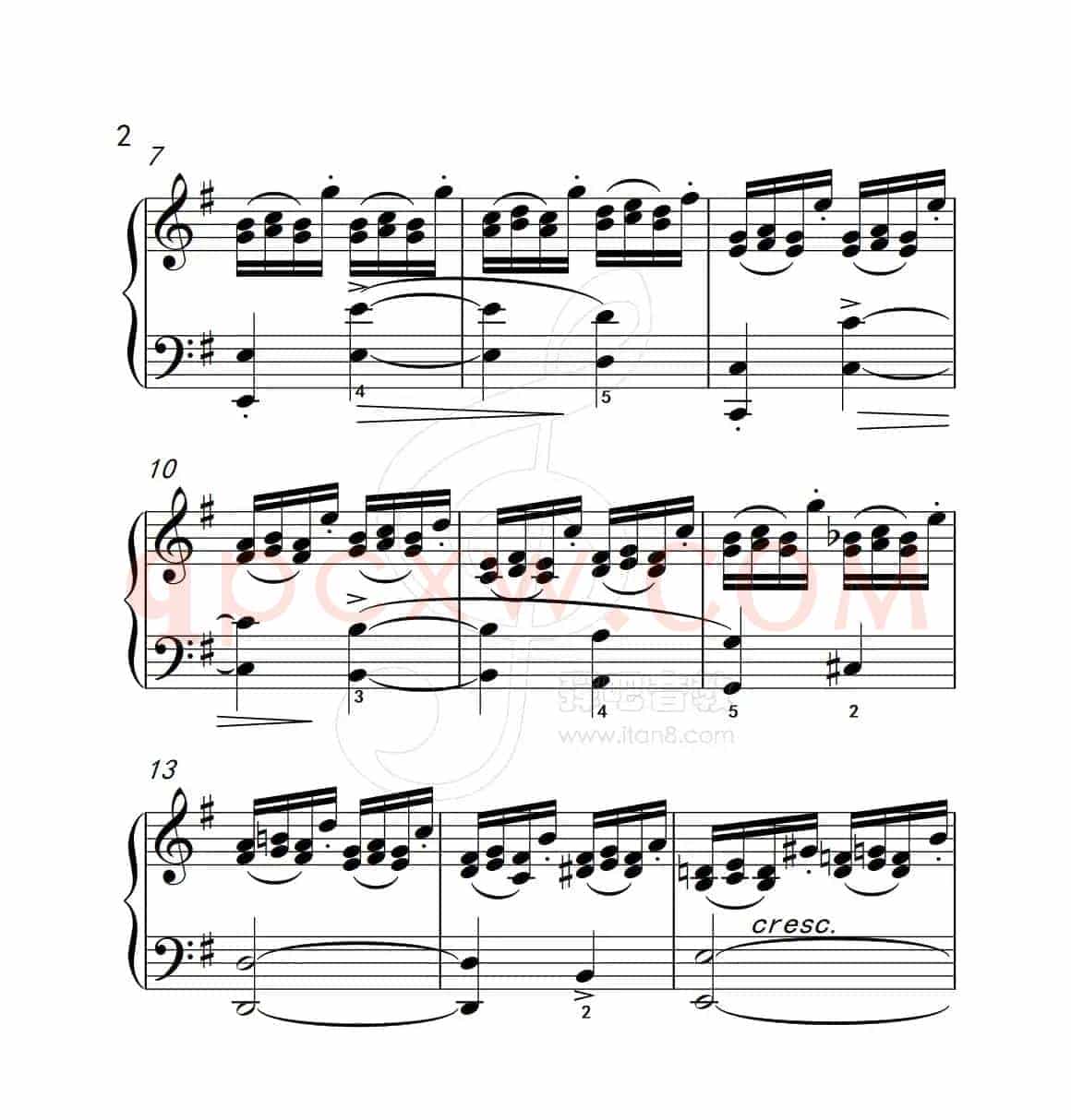 练习曲 28（克拉莫钢琴练习曲60首）