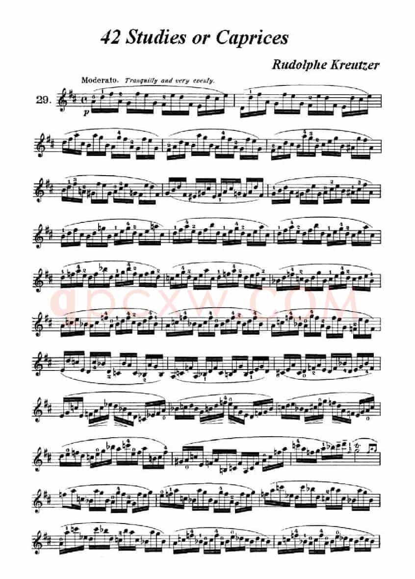 42首练习曲或隨想曲之29
