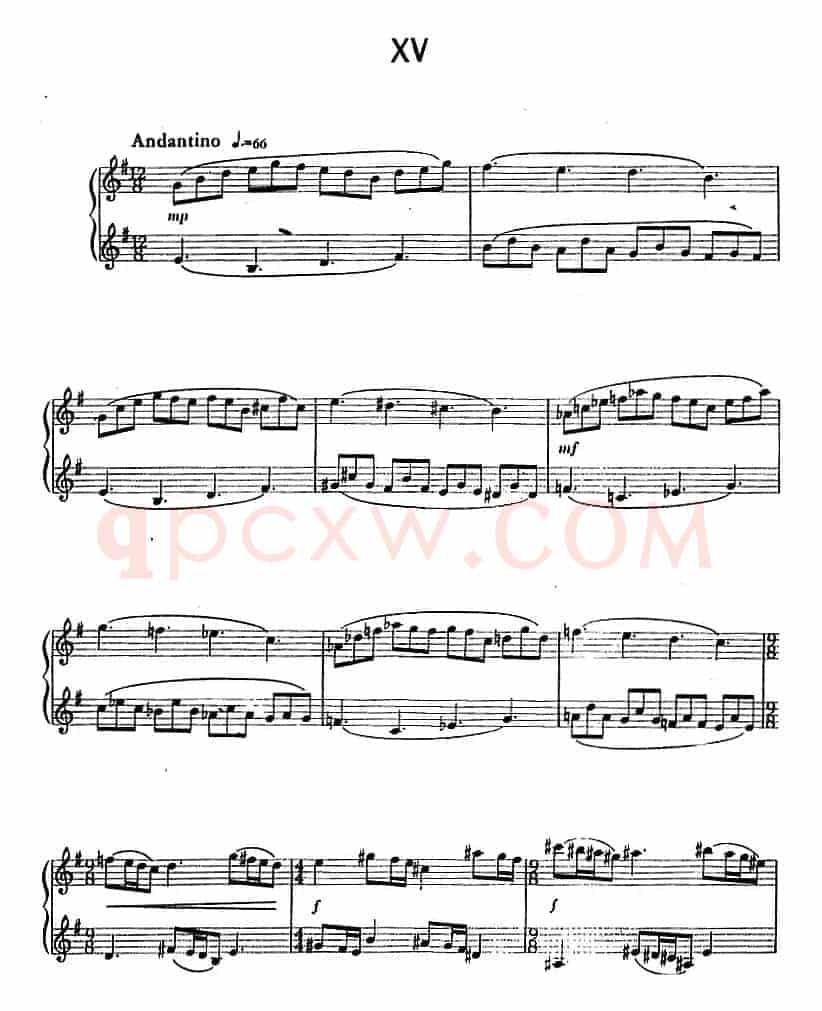 钢琴简易练习曲十六首（丁善德作品三十一号）