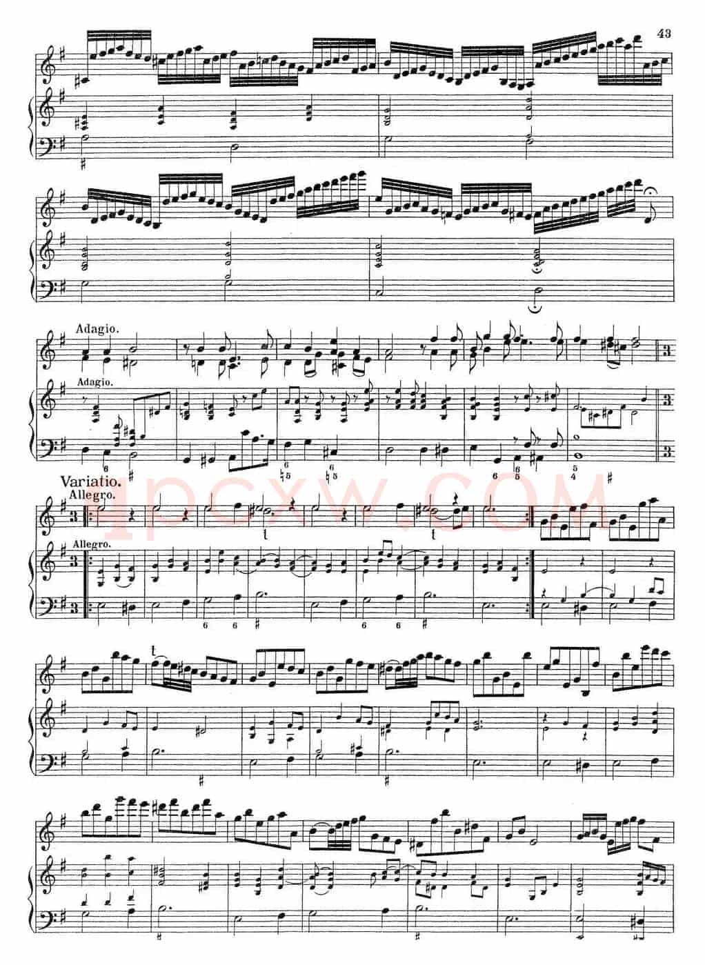 Biber Violin Sonata V（小提琴+钢琴伴奏）