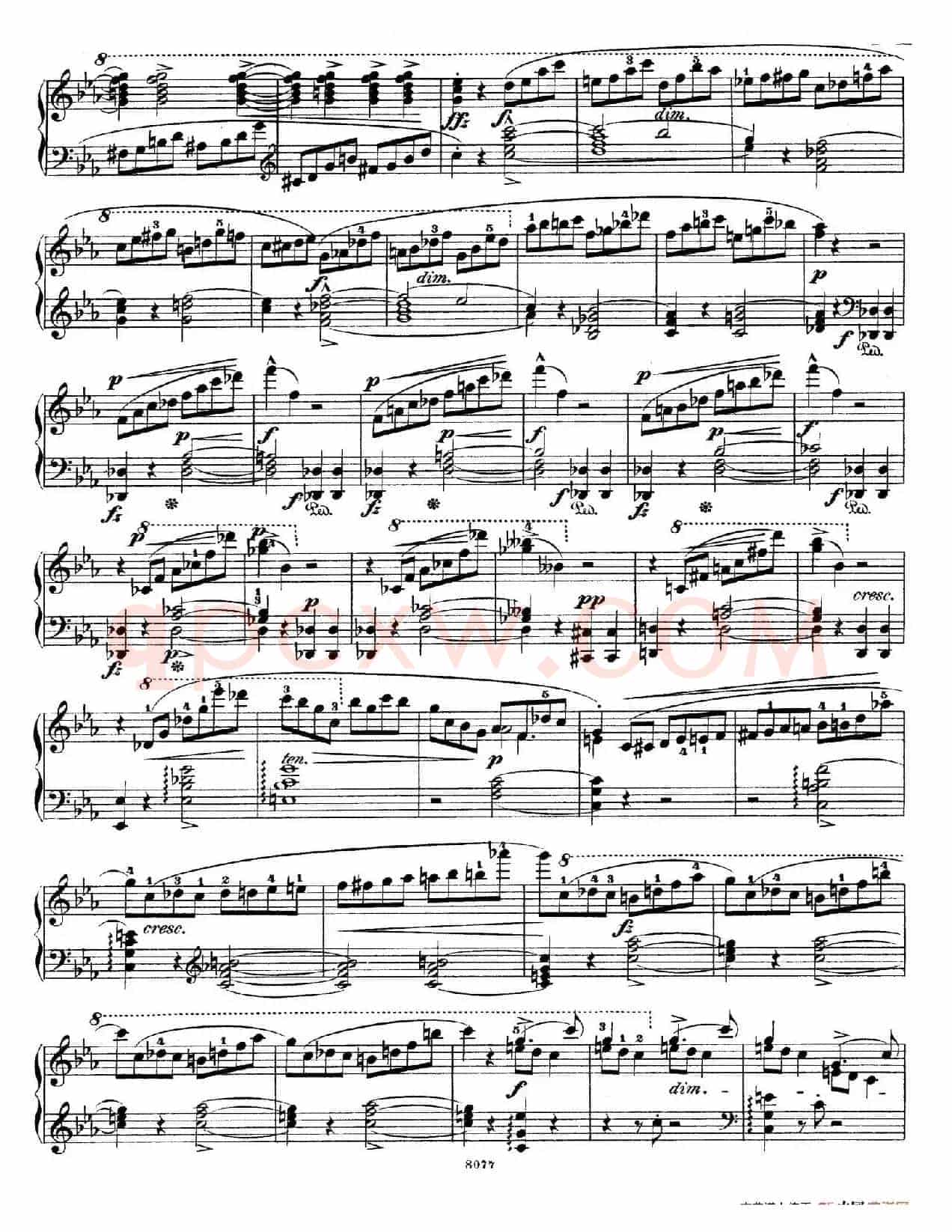 Piano Sonata No.1 in c Minor Op.4 (c小调第一钢琴奏鸣曲)