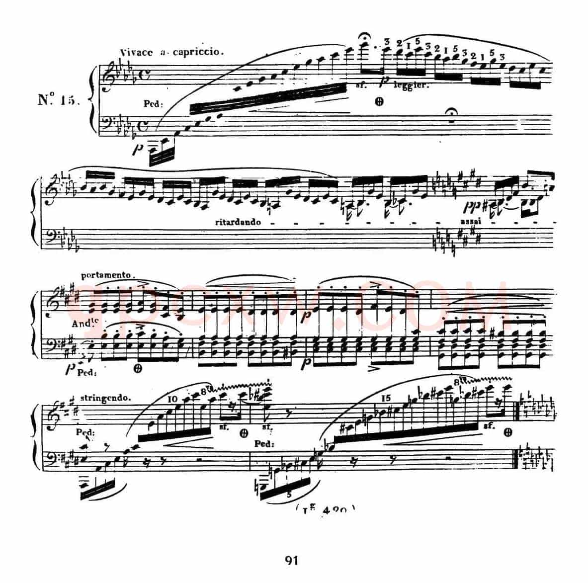24 Exercices et Preludes Op.21（24首前奏练习曲·15）