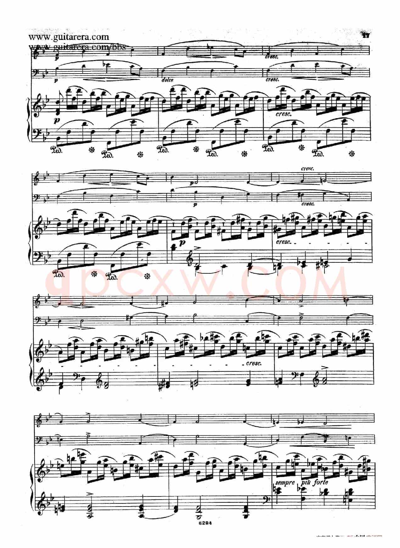 Piano Trio in g Minor Op.8（g小调钢琴三重奏）