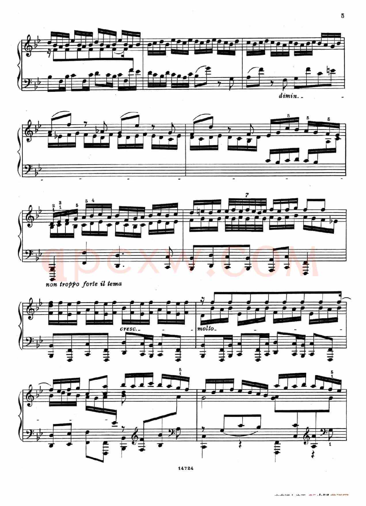 Fugue in g Minor BWV 578(g小调赋格·Borwick改编钢琴独奏版)