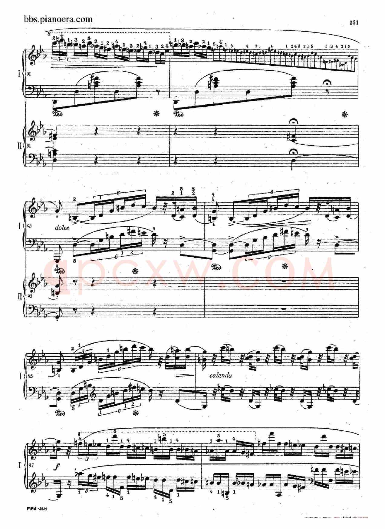 Grande Polonaise Brilliante Preceded by an Andante Spianato Op.22(平静的行板与华丽的波兰舞曲·双钢琴版)