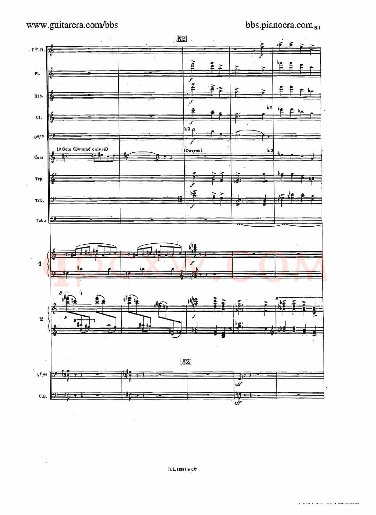 Concerto for 2 Pianos in d Minor(d小调双钢琴协奏曲·总谱)