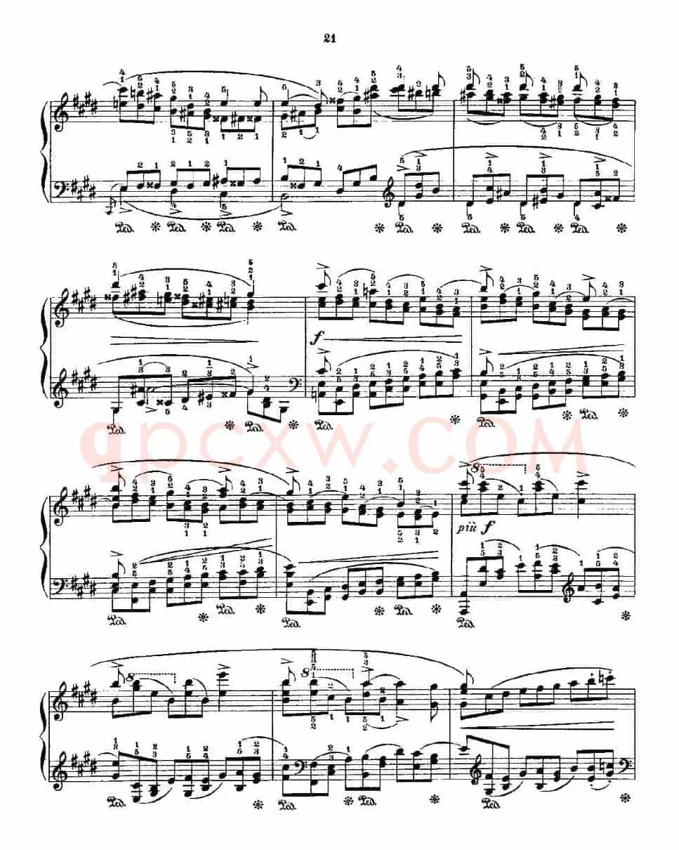 肖邦《练习曲》Fr.Chopin Op.25 No5-1