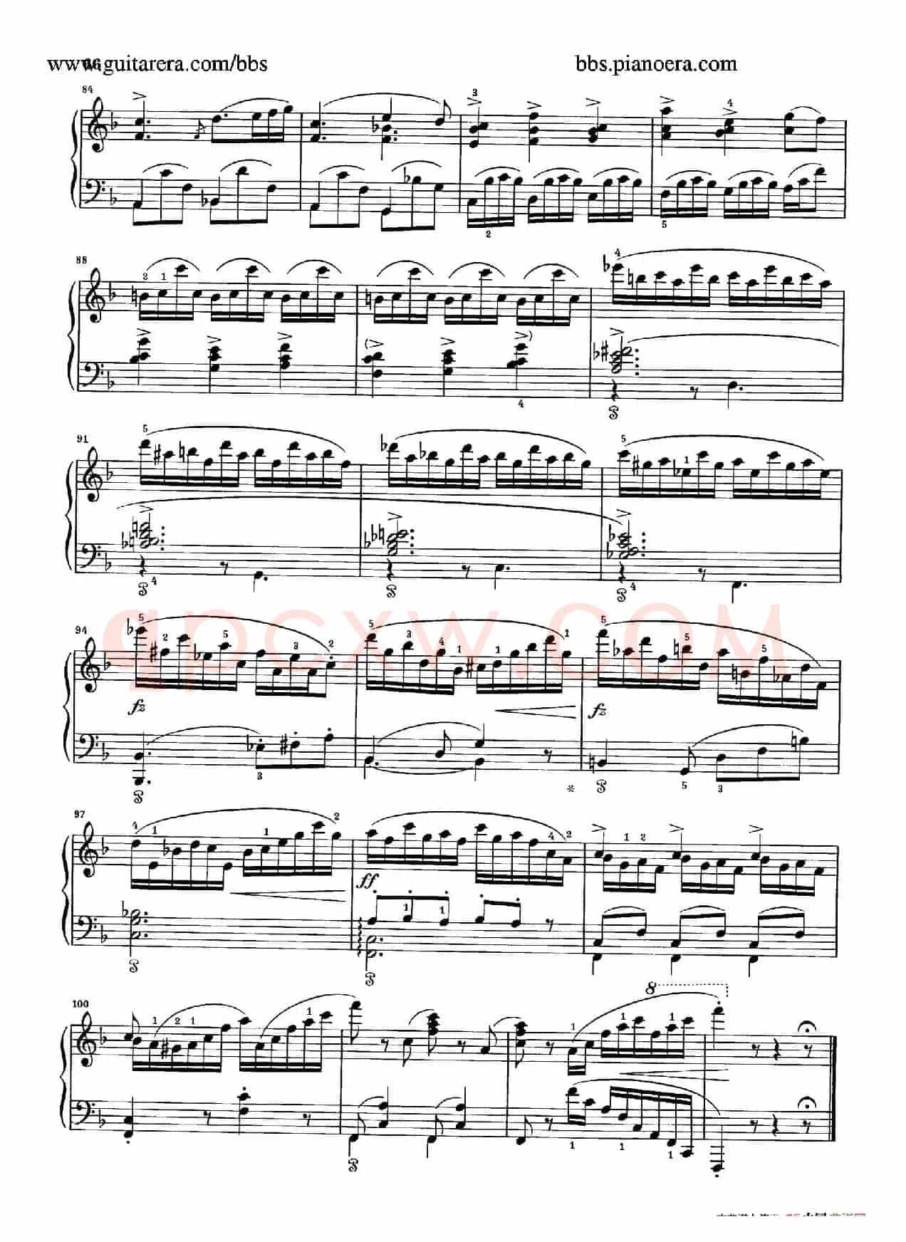 Neue Aquarelle Op.57(新水彩画· 5. 随想曲)