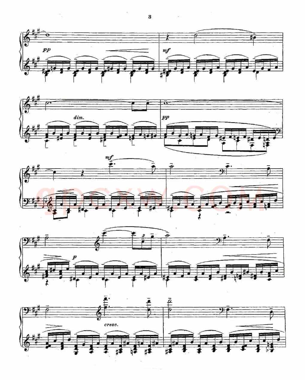 10首《前奏曲》之一（Rachmaninoff  10 Preludes, Op.23 ）