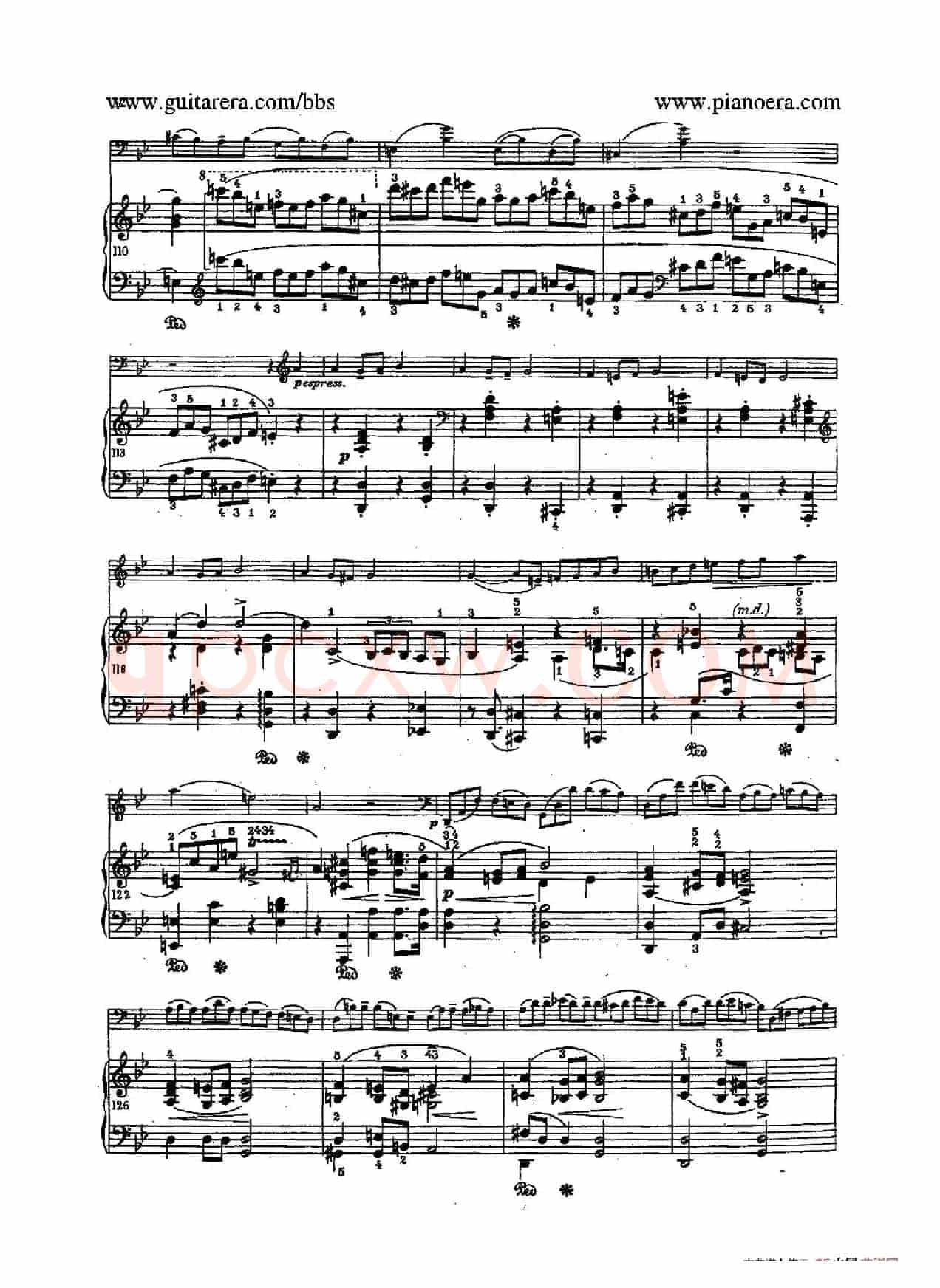 Sonata for Cello and Piano in g Minor Op.65(g小调大提琴奏鸣曲·大提琴+钢琴)