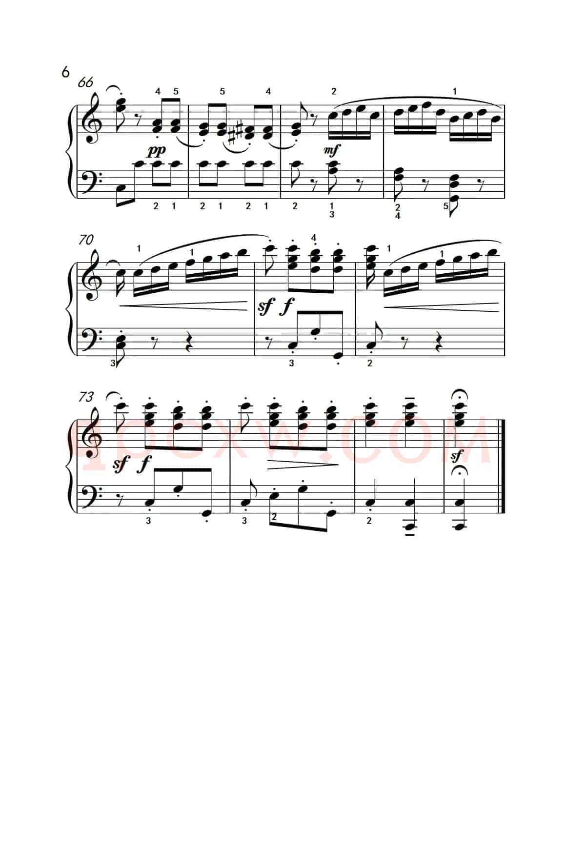 第四级 1.回旋曲（中央音乐学院 钢琴（业余）考级教程 4-6级）