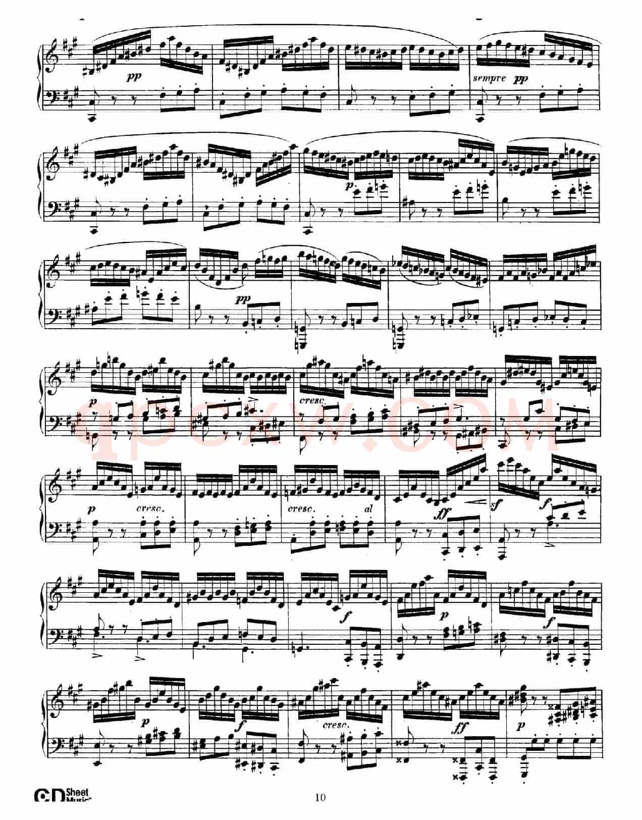 Fantasy in f-Sharp Minor Op.28(升f小调幻想曲)