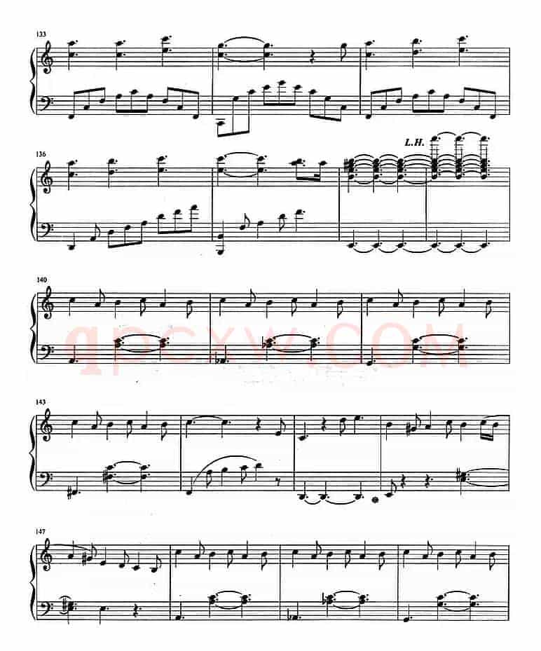 流行歌曲改编的钢琴曲：我的快乐