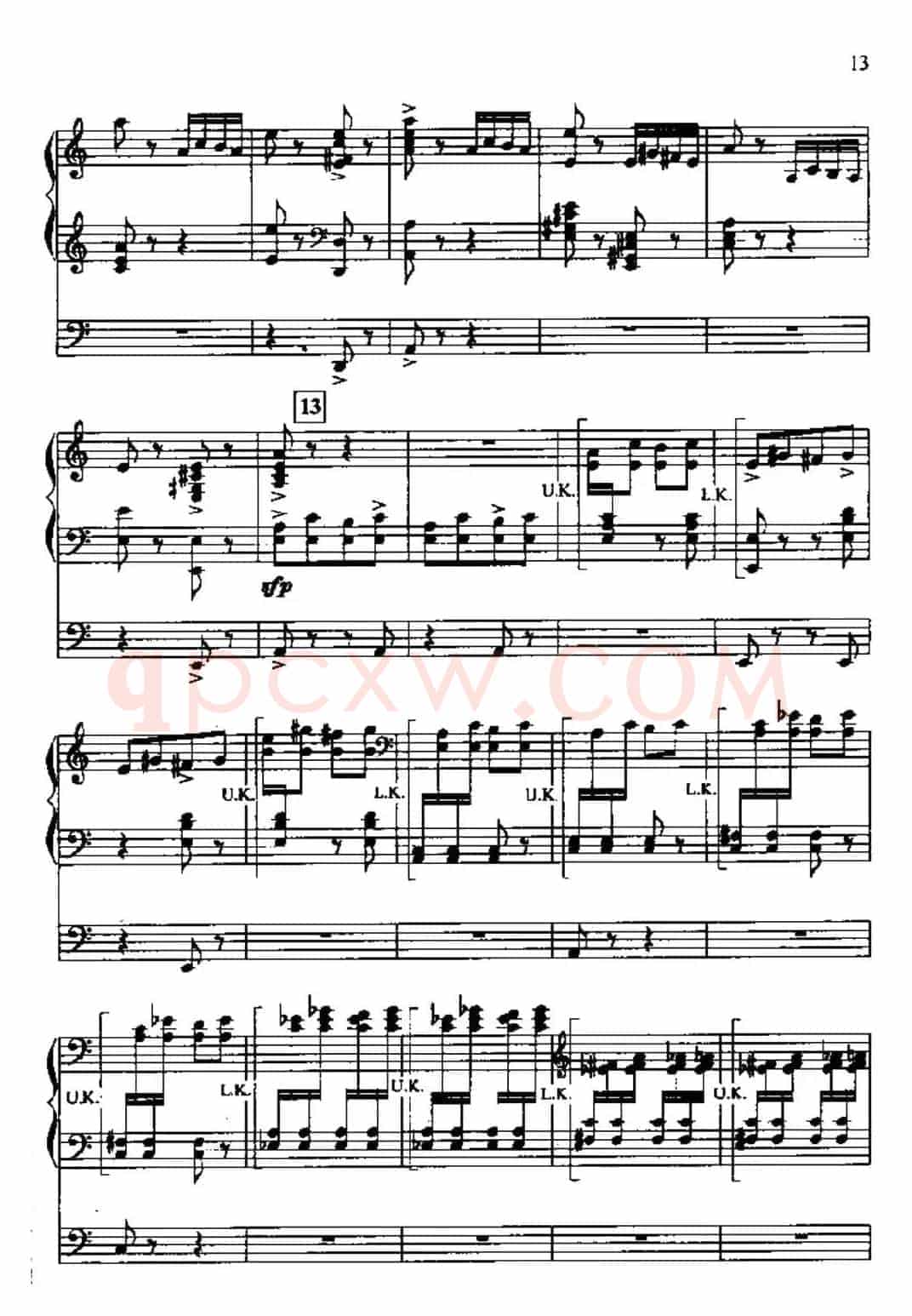 帕格尼尼主题狂想曲（双排键电子琴）