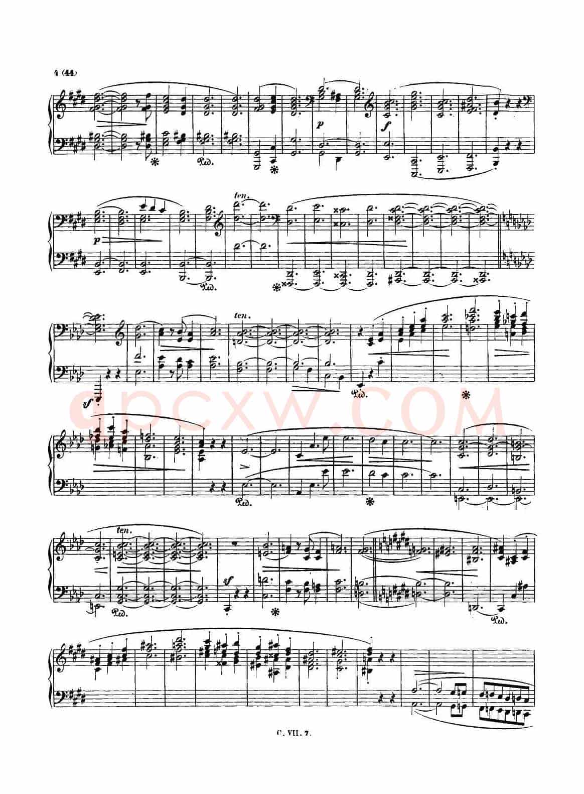 肖邦 钢琴谐谑曲 Chopin Scherzo(No.4 E大调,Op.54)