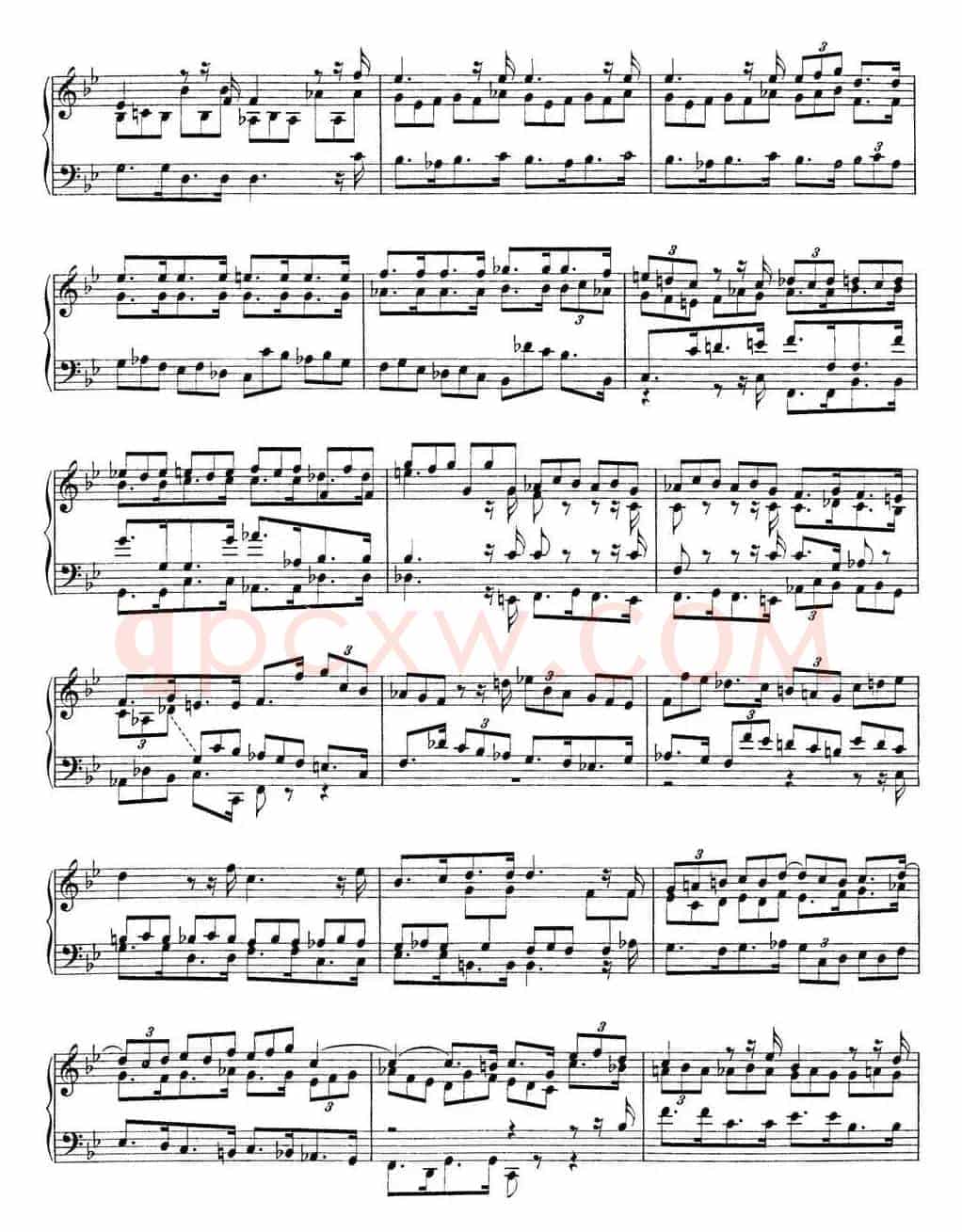 Toccata BWV 915(7首托卡塔·No.6 g小调)