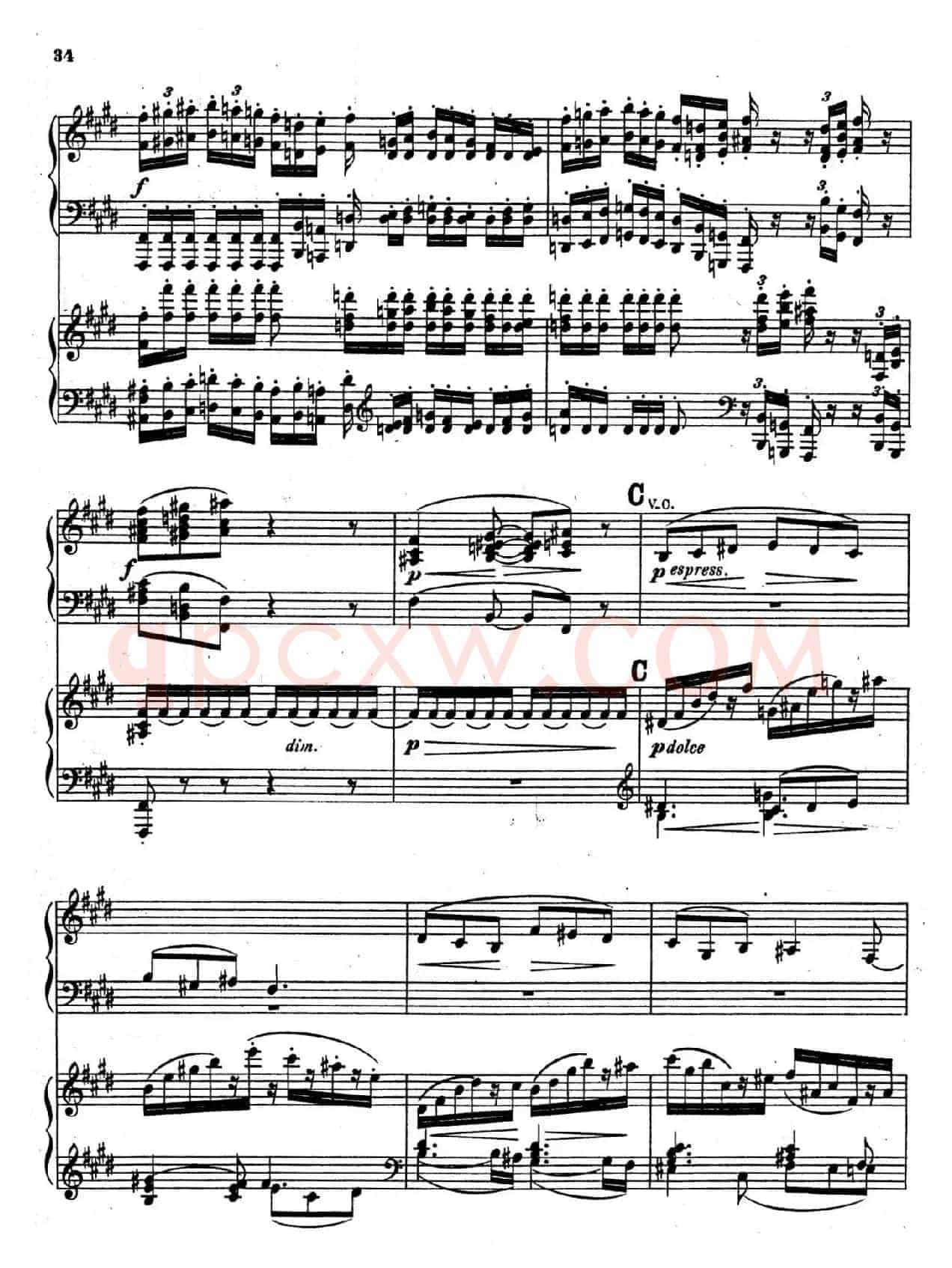 Symphony No.4 in e Minor Op.98(e小调第四交响曲·双钢琴)