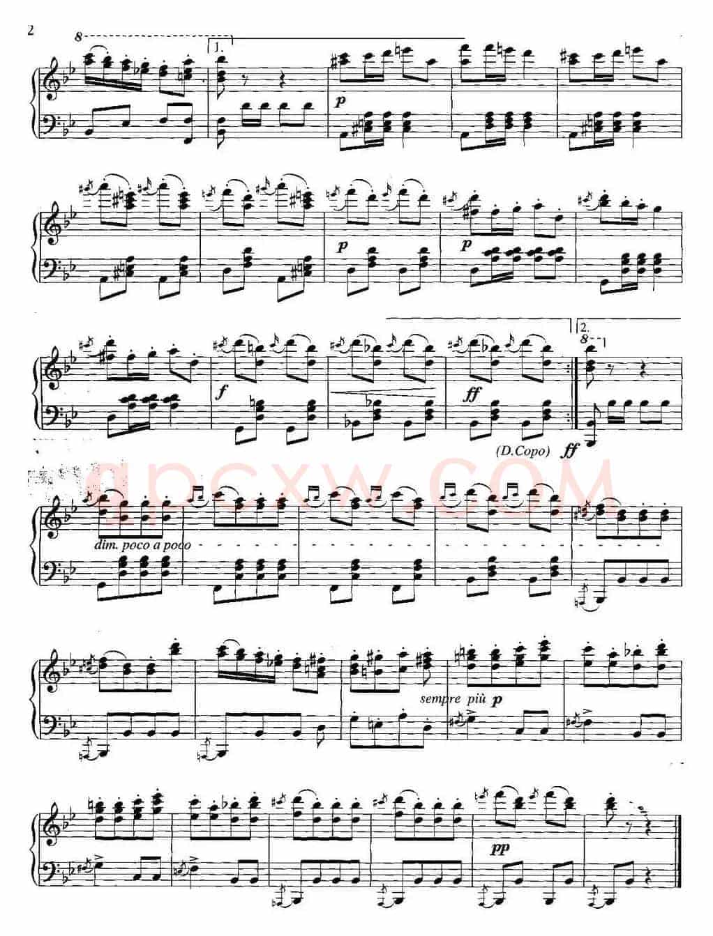 不可不弹的世界钢琴名曲：土耳其进行曲