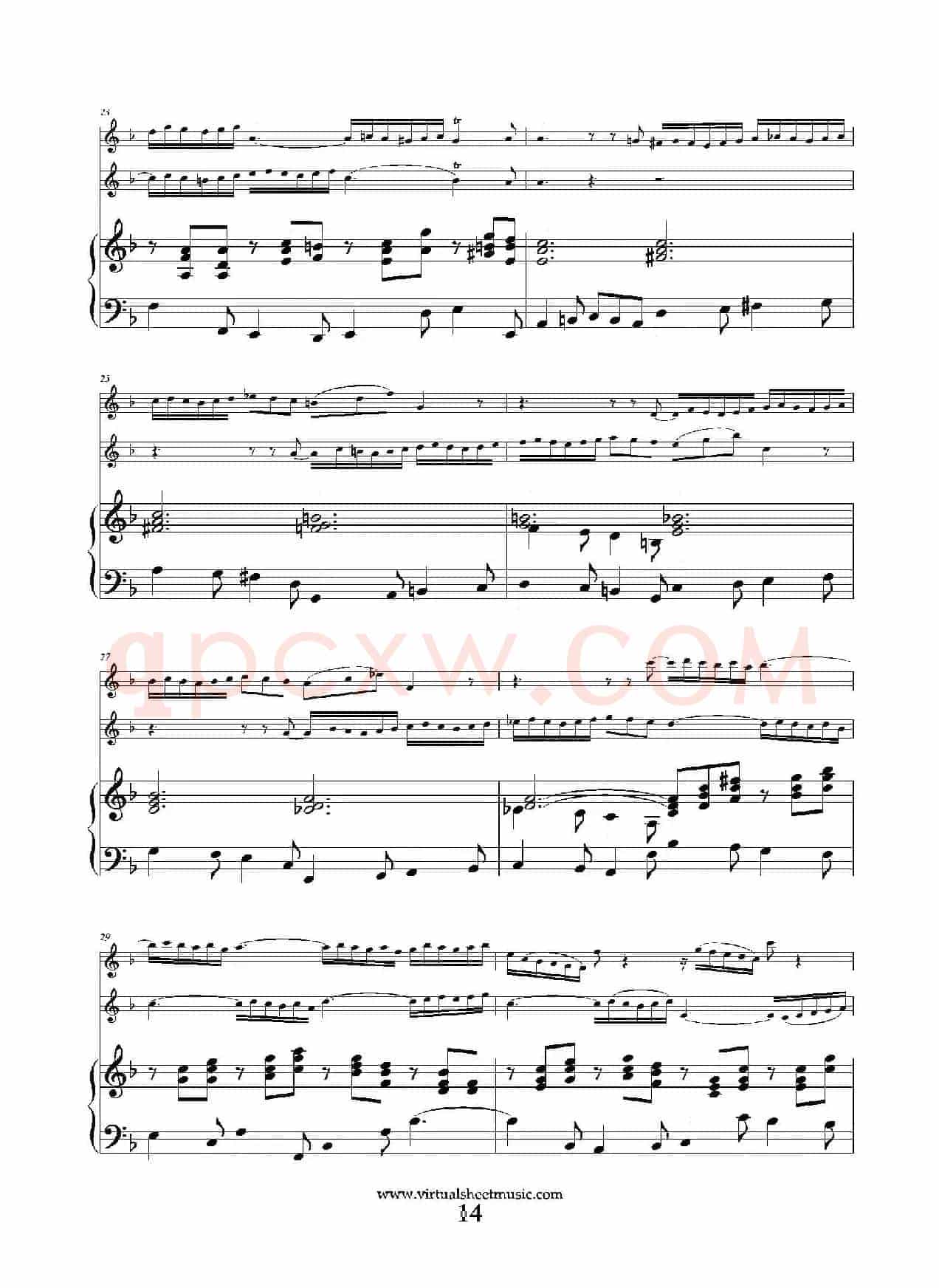 Concerto in D minor（双簧管+小提琴+钢琴伴奏）