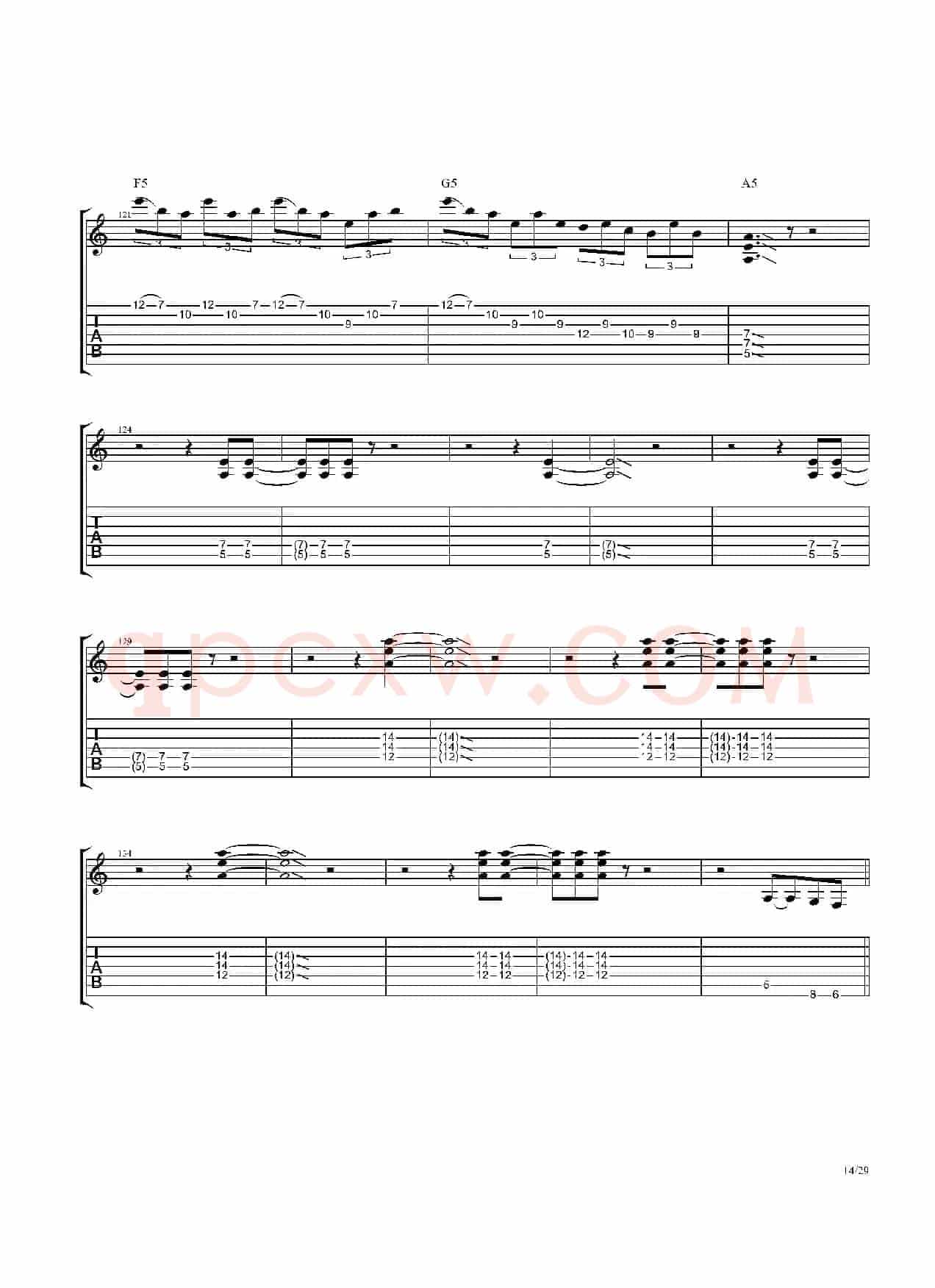 The Dance Of Eternity（吉他独奏）